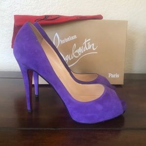 Christian Louboutin Very Prive Purple shoes 40